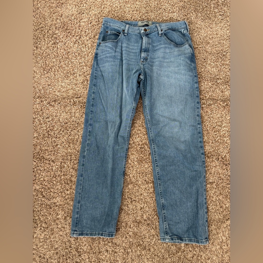 Mens wrangler jeans 35x32